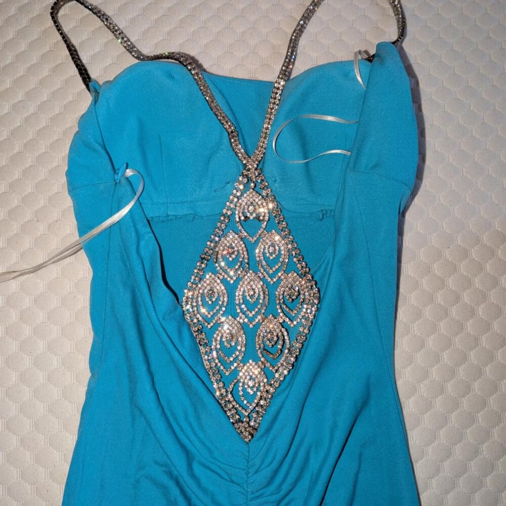 Diamond Prom Dress Gown